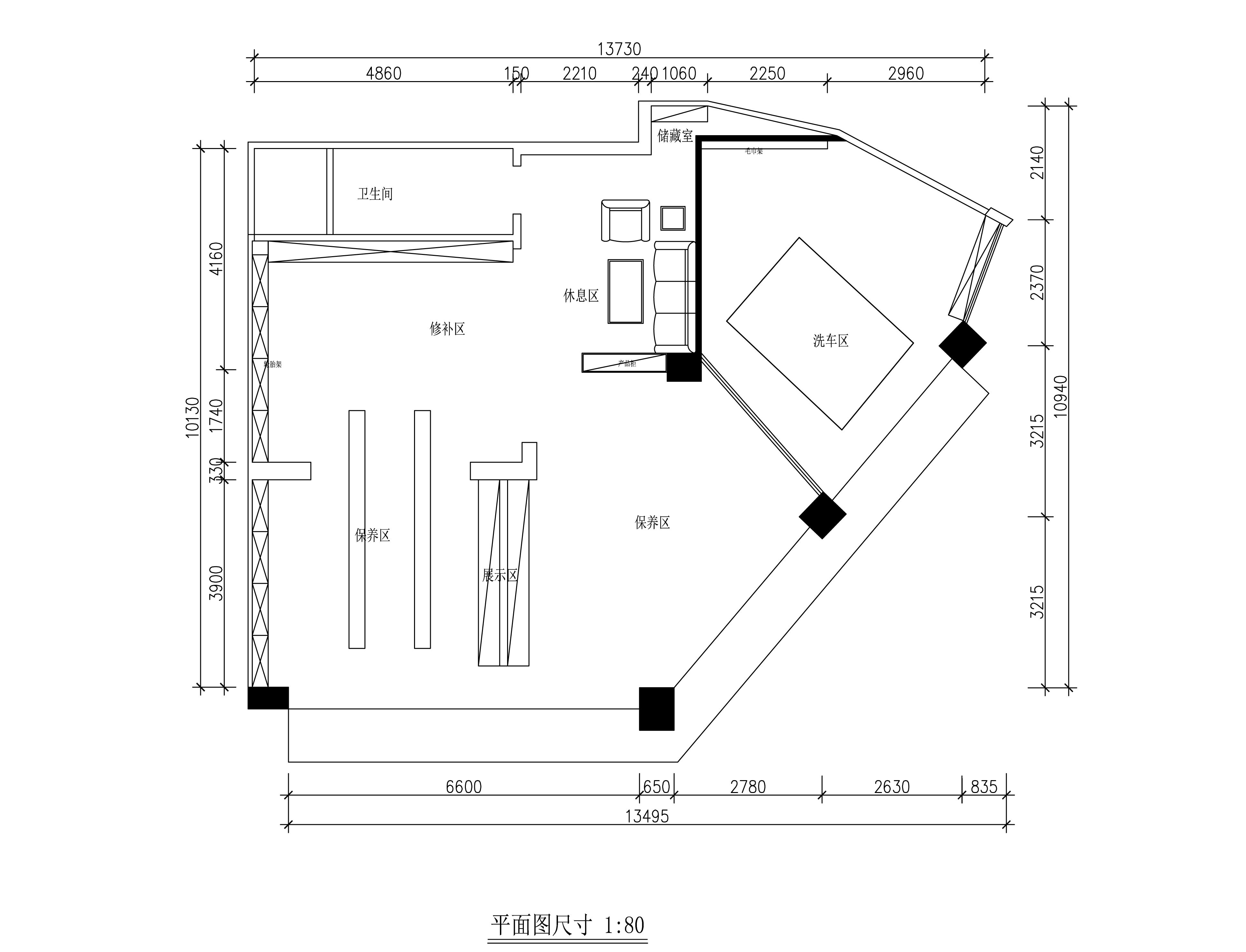 杭州下沙海达南路修车店 